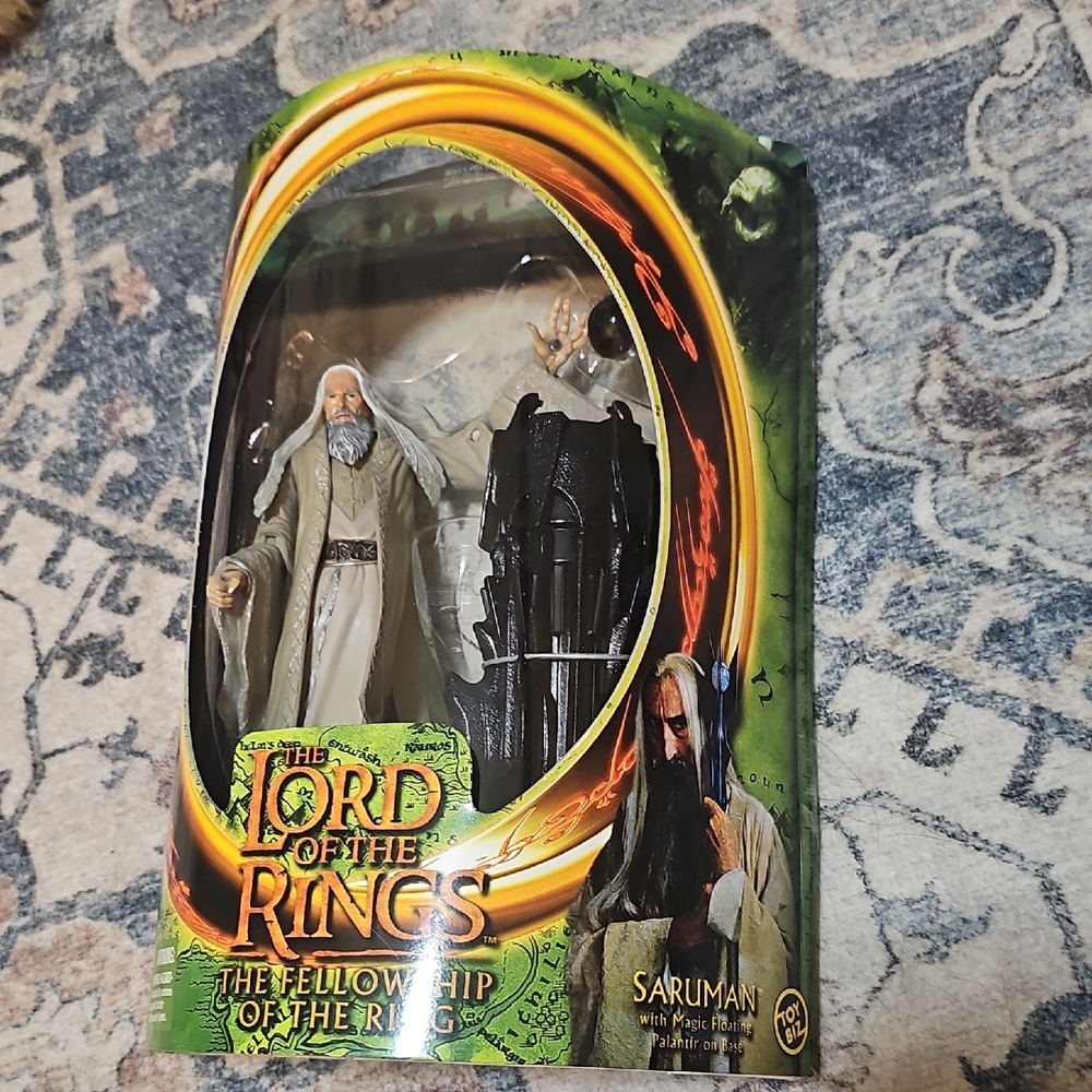 Lord of the Rings Saruman Action Figure - White and Black